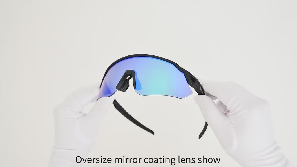 Lunettes de Sport Surdimensionnées TR90 avec Verres UV400